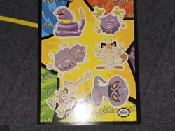 Pokemon Topps Sticker Card #15 (Ekans, Koffing, Weezing, Meowth, etc.) VLP - Image 4