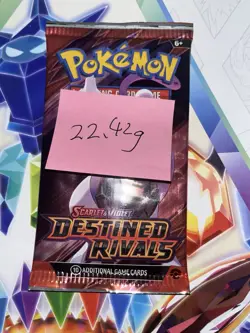 (VERY HEAVY) 22.42g Pokemon TCG Destined Rivals Booster Pack (SEALED)✅ - Image 2