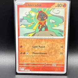 Pokemon Charcadet 033/191 Sv08 Surging Sparks 80 HP Reverse Holo Common - Image 1