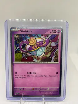 Sinistea SVP 062 Holo Black Star Promo Pokemon TCG NM Condition - Image 1