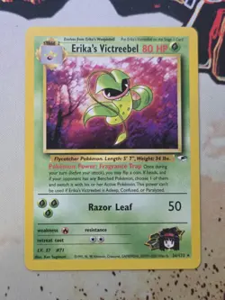 Pokemon TCG Gym Heroes Erika's Victreebel Non-Holo Rare 26/132 NM/LP - Image 1
