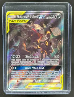 2016-19 Pokemon SM Black Star Promos Umbreon & Darkrai Tag Team #SM241 - Image 1