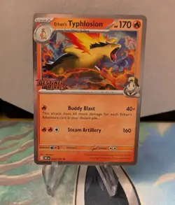 Typhlosion 034/182 Stamped - Pokemon Destined Rivals Promo - NM - Image 1