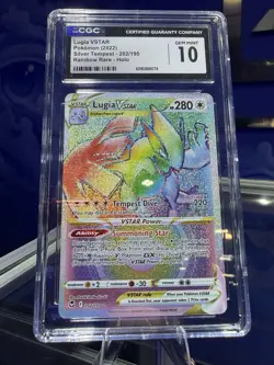 Pokemon Lugia Vstar Rainbow 202/195 | CGC PRISTINE 10 | Silver Tempest English. - Image 3