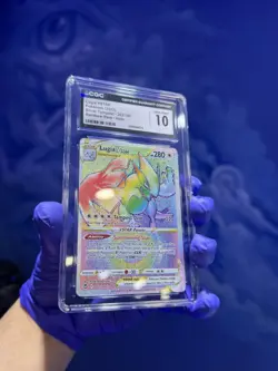 Pokemon Lugia Vstar Rainbow 202/195 | CGC PRISTINE 10 | Silver Tempest English. - Image 4