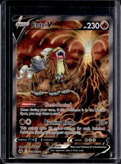 2023 Pokemon SWSH Crown Zenith Entei V Galarian Gallery #GG36/GG70 - Image 1