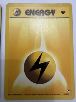 Pokemon TCG Vintage First Edition Gym Heroes, Lt. Serges Magnetite & Energy - Image 3