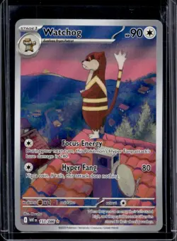 2025 Pokemon White Flare Watchog Illustration Rare #153/086 - Image 1