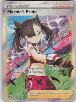 Pokemon TCG Marnie's Pride (Full Art) Ultra Rare SWSH09: Brilliant Stars 171/172 - Image 1