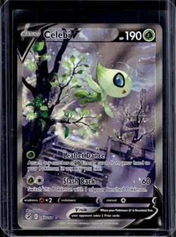 2021 Pokemon SWSH Fusion Strike Celebi V #245/264 - Image 1