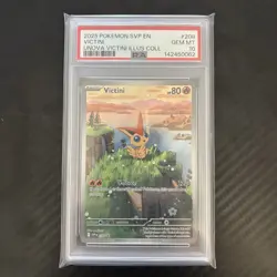 VICTINI #208 2025 POKEMON SVP EN-SV BLACK STAR PROMO PSA 10 TCG - Image 1
