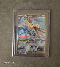 Pokemon TCG Zapdos EX 202/165 Special Illustration Rare Scarlet & Violet 151 - Image 1