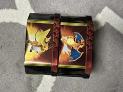 POKEMON Hidden Fates Charizard EMPTY Metal Tins Storage Organizer TIN ONLY Lot 2 - Image 3