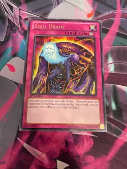 YUGIOH - SOUL DRAIN - RARE - 1ST ED - LP - REDU - Image 1
