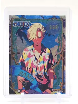 SANJI 2025 ONE PIECE 6TH ENDLESS TREASURE SUPER RARE #OP-SSR-004 Q5677 - Image 1