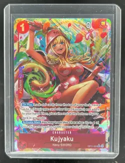 2025 One Piece Kujyaku Super Rare Alternative Art #OP11-004 - Image 1