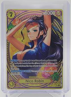 2026 One Piece CCG Heroines Edition Nico Robin EB03-055 SP Alternate Art English - Image 1