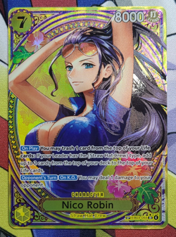 2026 One Piece CCG Heroines Edition Nico Robin EB03-055 SP Alternate Art English - Image 3
