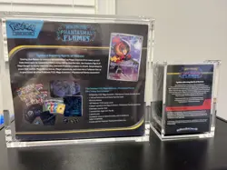 Pokemon Phantasmal Flames Elite Trainer Box ETB + Booster Bundle inAcrylic Cases - Image 2
