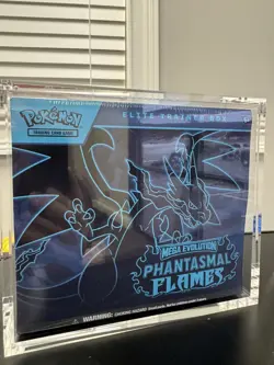 Pokemon Phantasmal Flames Elite Trainer Box ETB + Booster Bundle inAcrylic Cases - Image 5