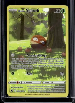2023 Pokemon SWSH Crown Zenith Hisuian Voltorb Galarian Gallery #GG01/GG70 - Image 1