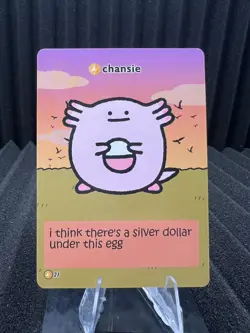 Chansie (Chansey) #21 - PokieBubies V1 Unlimited Edition Fan Art - Pokemon - Image 1