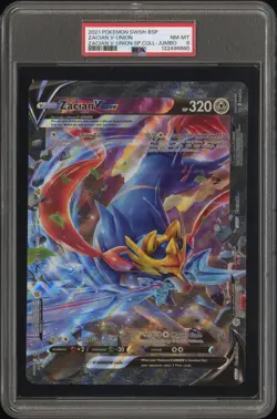 2021 POKEMON SWSH V-UNION SPECIAL COLLECTION ZACIAN V-UNION PSA 8 - Image 1
