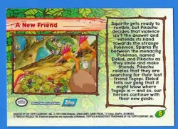 2000 Topps Pokemon The Movie A New Friend #5 Blue Logo NM+ - Image 2