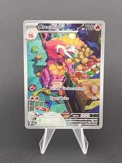 Pokemon Crocalor Scarlet & Violet Paldea Evolved 202/193 Holo Illustration Rare - Image 1
