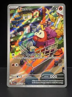 Pokemon Fuecoco Illustration Rare Full Art Holo Paldea Evolved 201/193 - Image 1