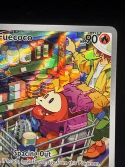 Pokemon Fuecoco Illustration Rare Full Art Holo Paldea Evolved 201/193 - Image 3