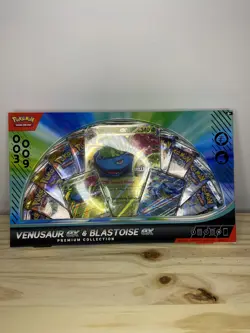 Pokemon TCG Venusaur ex & Blastoise ex Premium Collection Box Sealed 2025 - Image 1