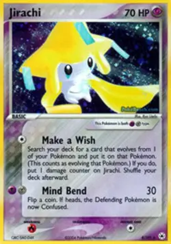 Lightly Played Jirachi - 8/101 - Holo Rare Pokemon Hidden Legends - Image 1