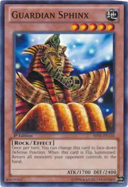 1x (EX) Guardian Sphinx - BP01-EN130 - Common - 1st Edition YuGiOh - Image 1