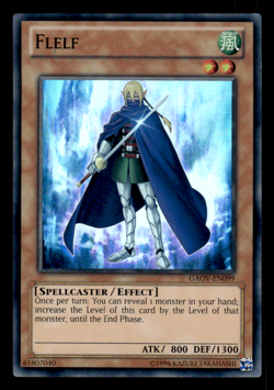Yu-Gi-Oh! TCG Flelf Galactic Overlord GAOV-EN099 Super Rare Unlimited Near Mint - Image 1