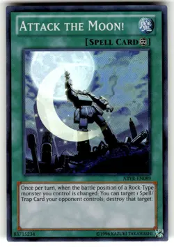 Attack the Moon! ABYR-EN089 Abyss Rising Unl Edition Super Rare NM - Image 1