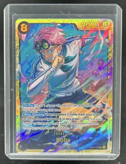 2025 One Piece A Fist of Divine Speed Koby Secret Rare #OP11-119 - Image 1