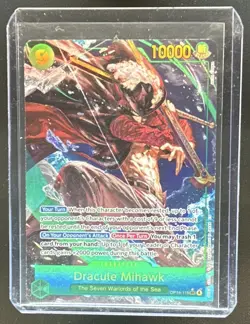 2026 One Piece Azure Sea's Seven Dracule Mihawk Secret Rare #OP14-119 - Image 1