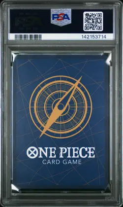2025 ONE PIECE OP12-LEGACY OF THE MASTER SPECIAL ALTERNATE ART TASHIGI PSA 10 - Image 2