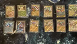 Lot of 12 Ultra Rare Holofoil Pokemon Cards Good Condition - Image 1