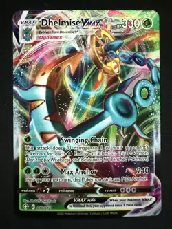 Dhelmise VMAX 010/072 Shining Fates Holo NM/M PSA Contender Pokemon Card - Image 1