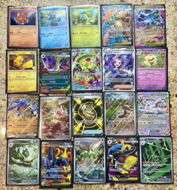 TCG Pokemon 40x Card Binder Lot Collection - Illustration Rare, FA's, Ex’s, More - Image 1