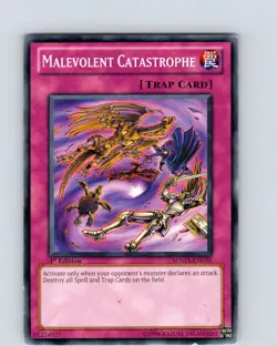Yu-Gi-Oh TCG Malevolent Catastrophe SDMA-EN035 1st Edition Common Card Played LP - Image 1