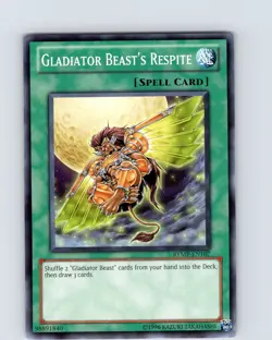 Yu-Gi-Oh Gladiator Beast's Respite RYMP-EN107 Unlimited Regular Common Card NM - Image 1
