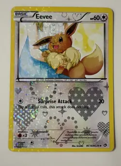 Eevee RC14/RC25 Legendary Treasures: Radiant Collection Holo Pokemon TCG Card LP - Image 1