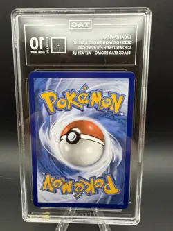 Lucario VSTAR Pokemon TCG Crown Zenith Black Star Promo Card TAG 10 - Image 2
