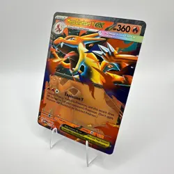 Pokemon Mega Charizard Y ex 030 Mega Evolution Black Star Promo Holo TCG Card - Image 3