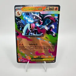 Pokemon Mega Charizard X ex 029 Mega Evolution Black Star Promo Holo TCG Card - Image 1