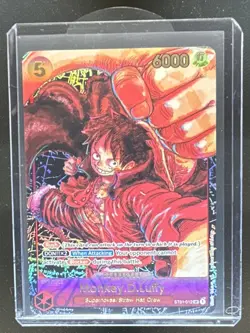 One Piece Card Game Monkey D Luffy Alternate Art #ST01-012 - Image 1