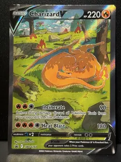 Charizard V SWSH260 SWSH Black Star Promo Holo Pokemon Card NM - Image 1